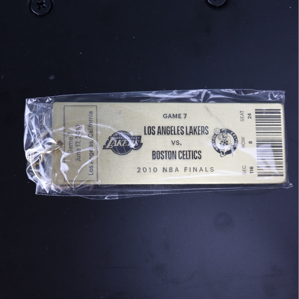 2010 NBA Finals Lakers/ Celtics collectible Keychain